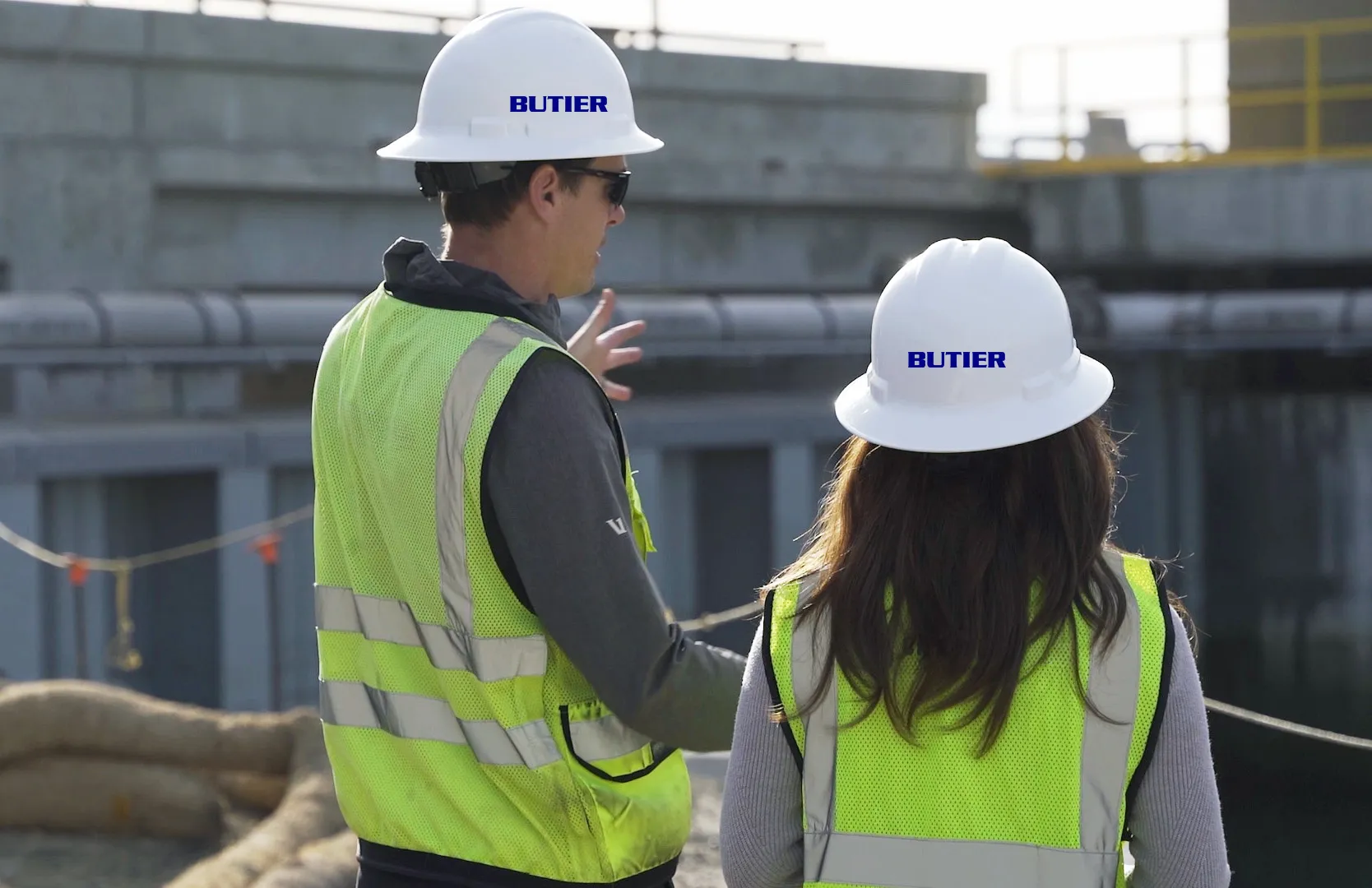 Butier team at the Poseidon desalination project