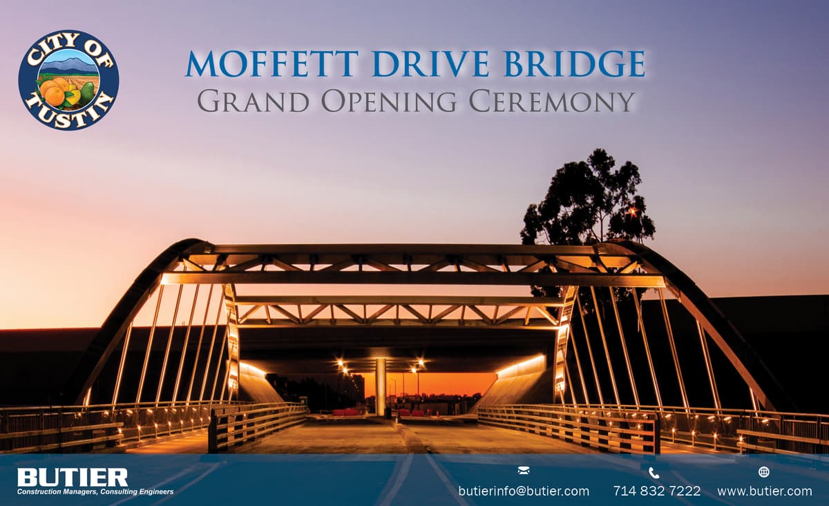Butier Sponsors Moffett Drive Bridge Dedication Ceremony