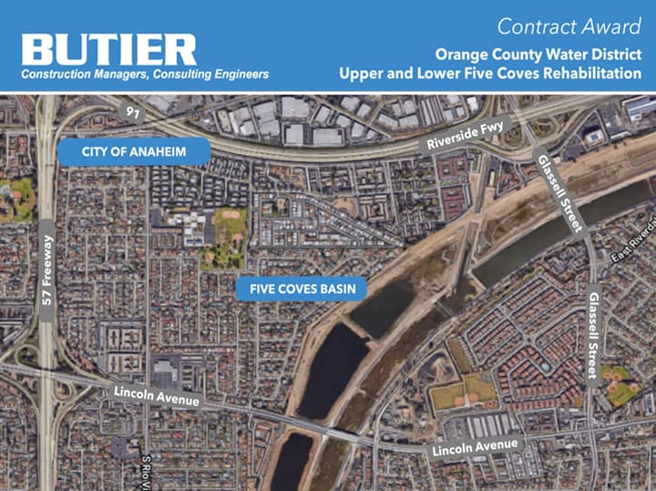 OCWD Awards Five Coves Contract to Butier