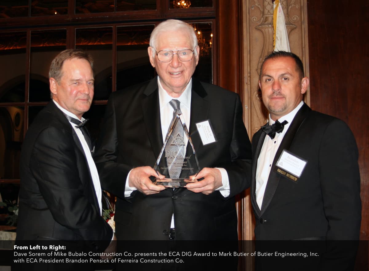 Butier's Founder and President Mark M. Butier Received ECA's 2017 DIG Award!