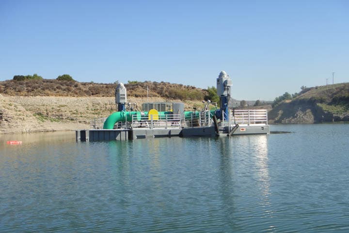 OCWD Santiago Basin Floating Pump Station 2