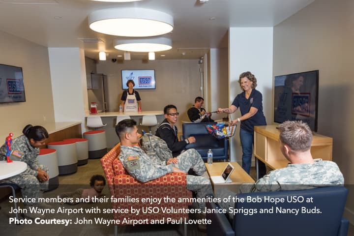 John Wayne Airport Bob Hope USO Center 4