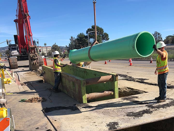 Vista Village Drive Trunk Sewer Improvement Project 2