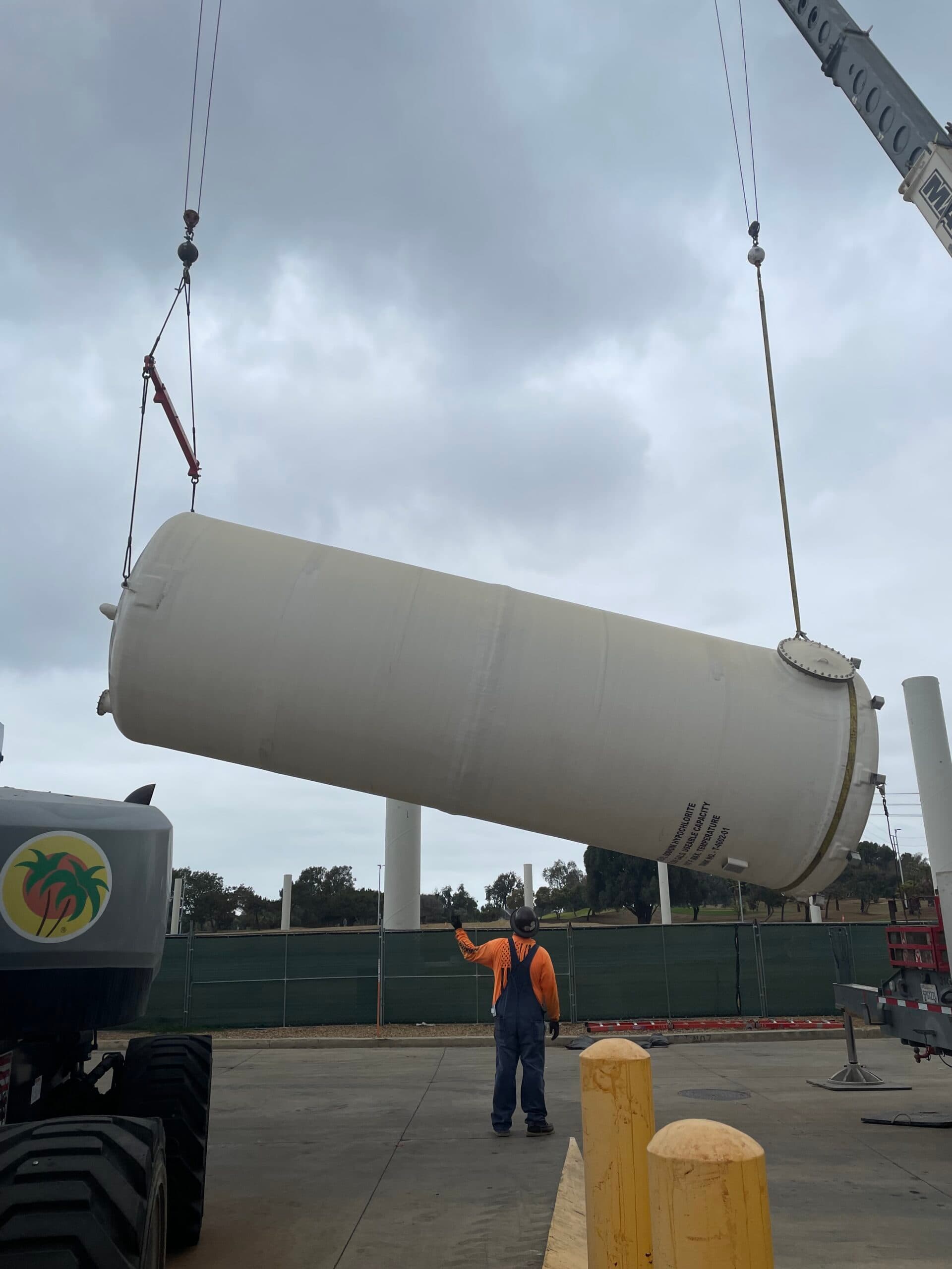 Sodium Hypochlorite Storage Tank Replacement 3