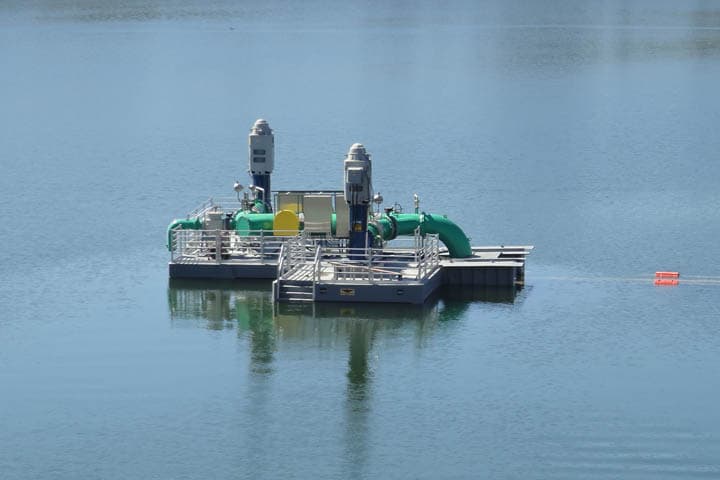 OCWD Santiago Basin Floating Pump Station 1