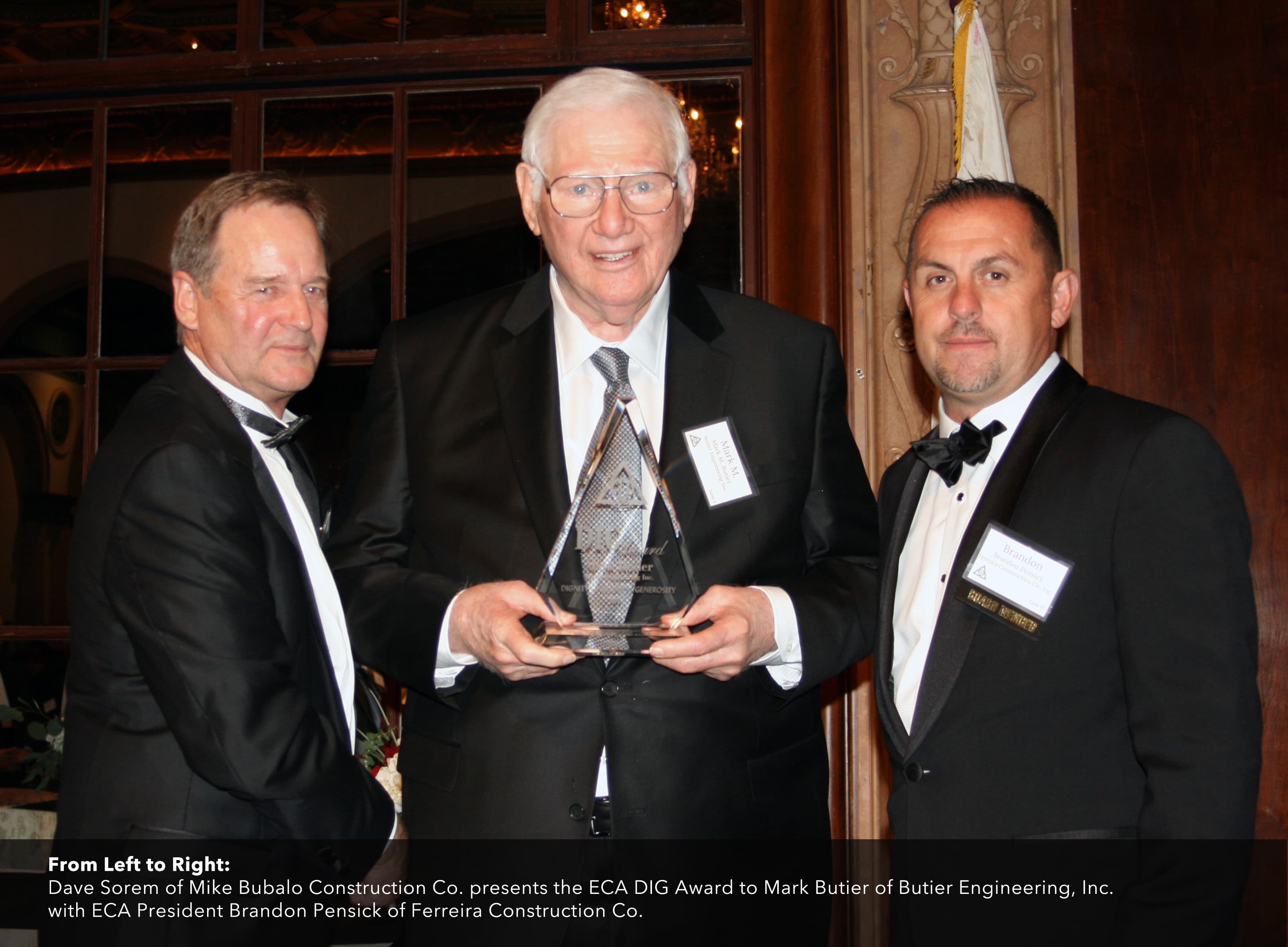Butier's Founder and President Mark M. Butier Received ECA's 2017 DIG Award!