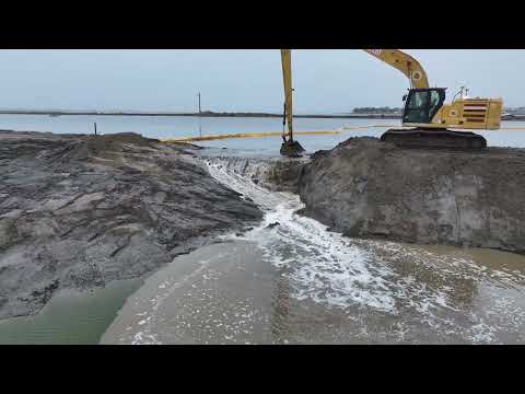 Breaching of Pond 15 at South San Diego Bay